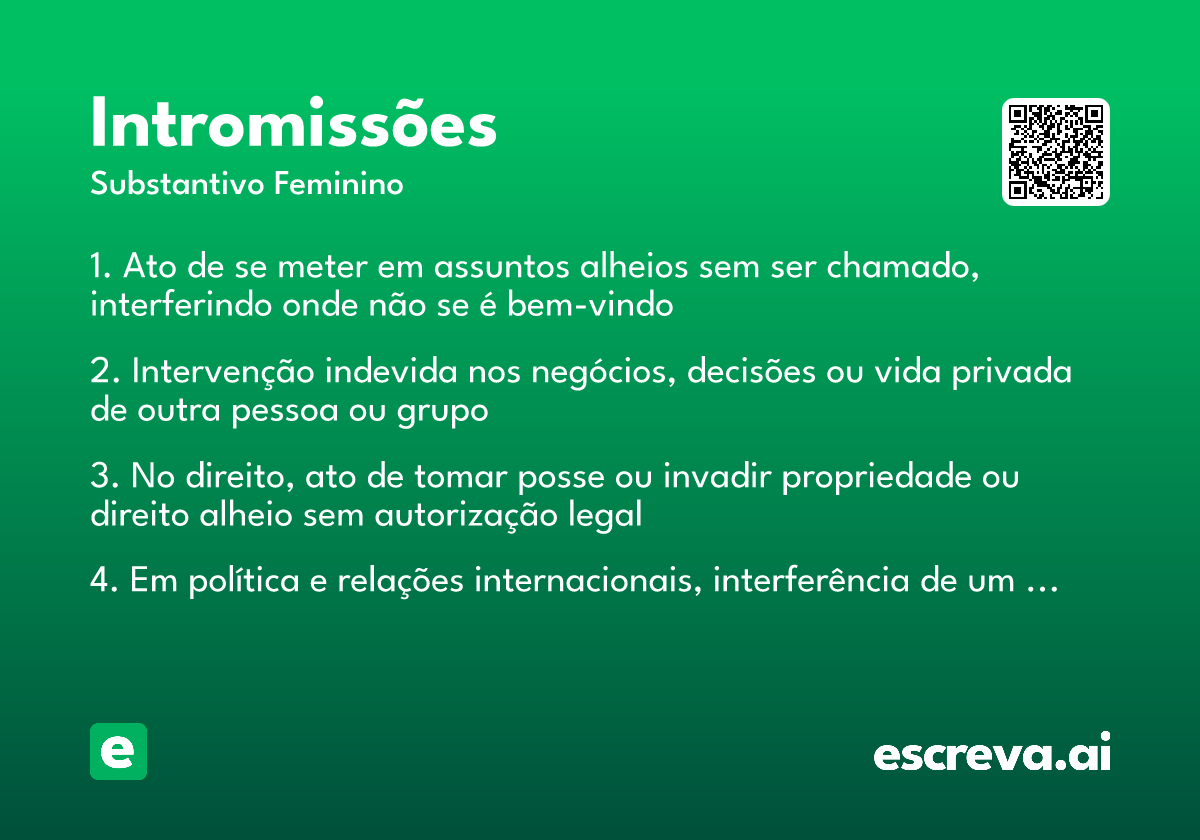 intromissões
