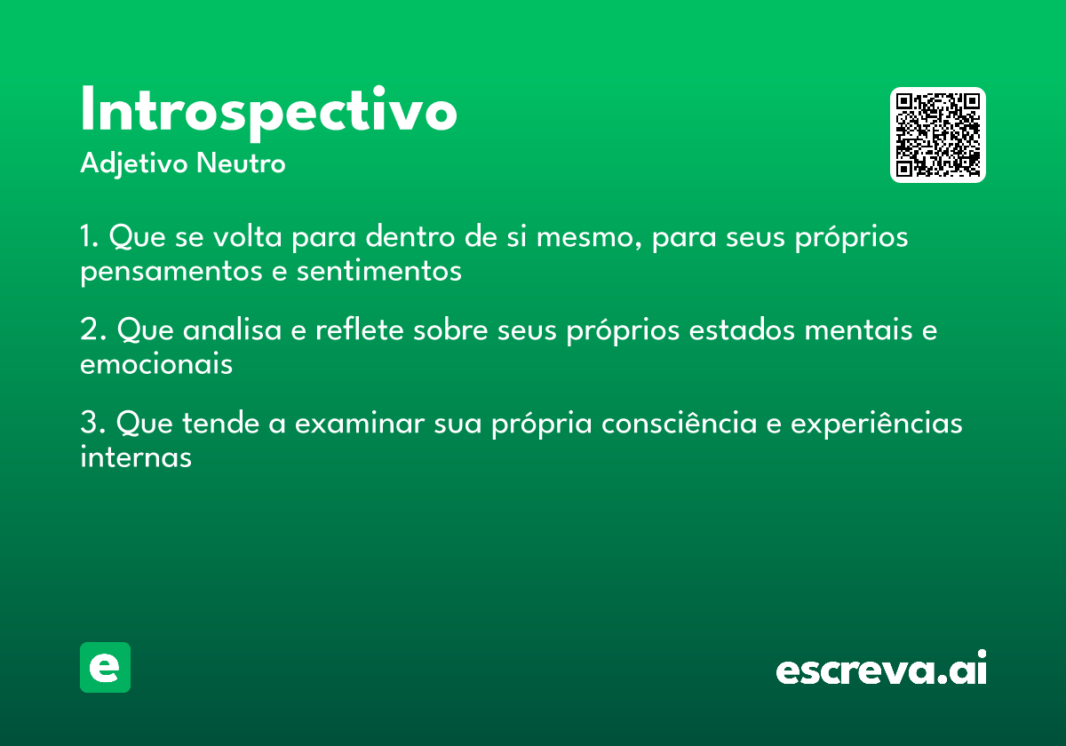 introspectivo