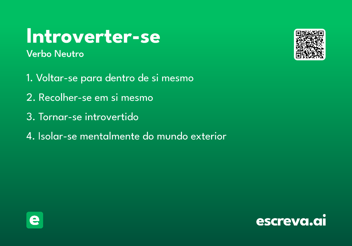 introverter-se