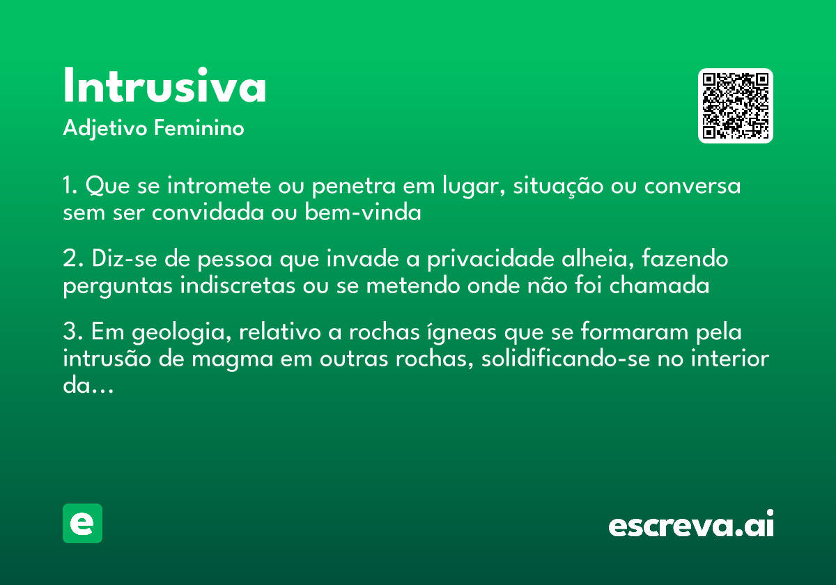 intrusiva