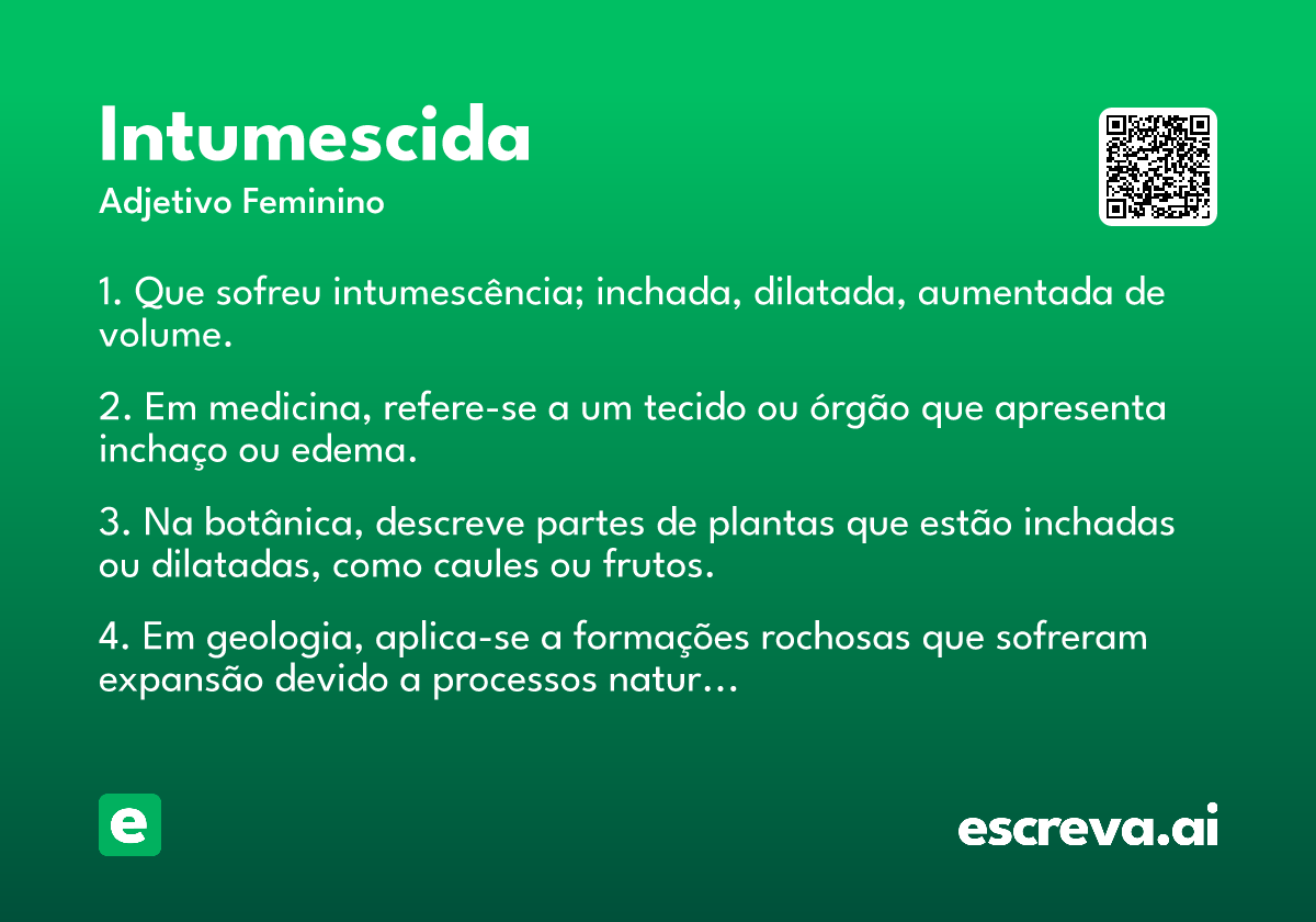 intumescida