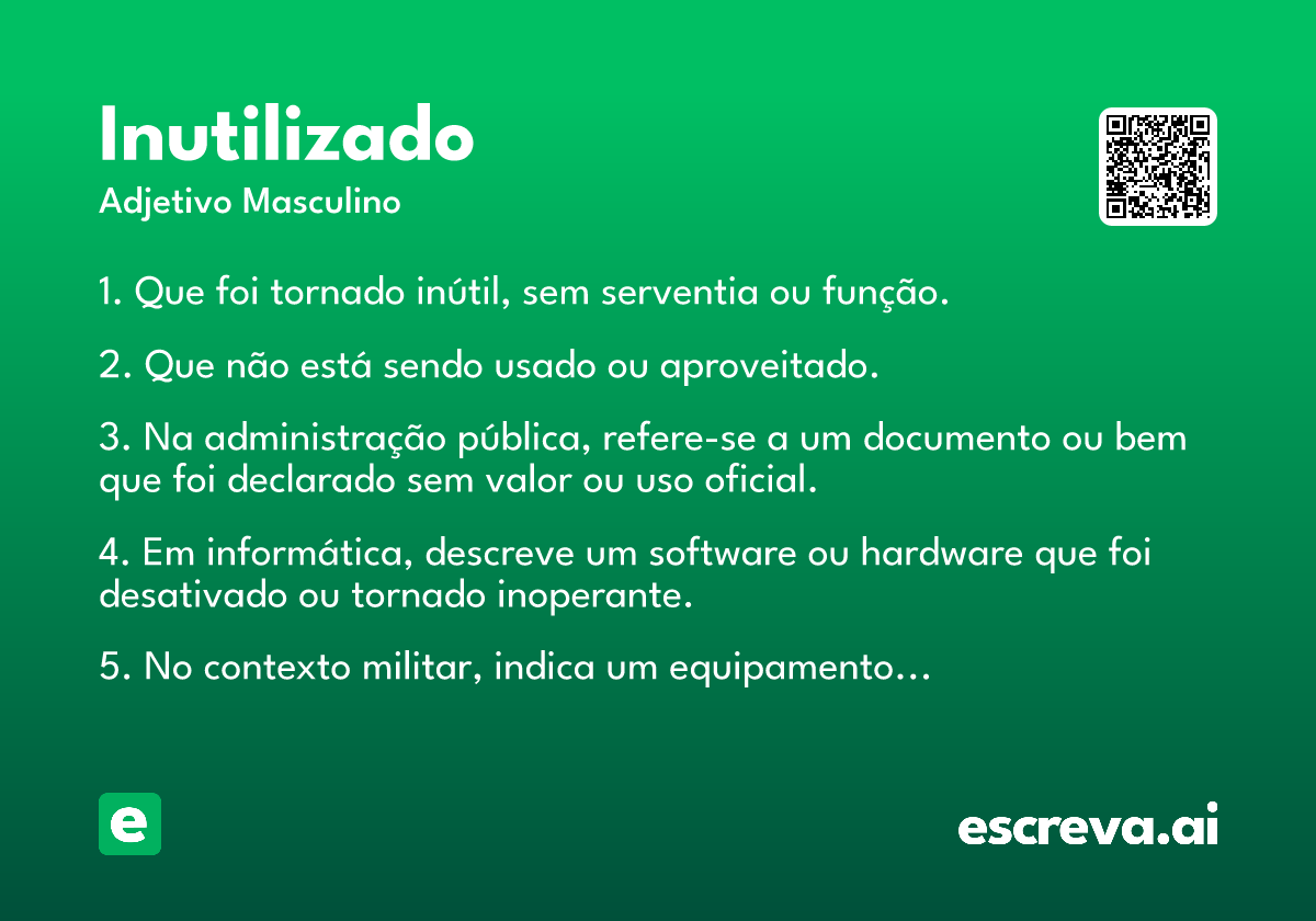inutilizado