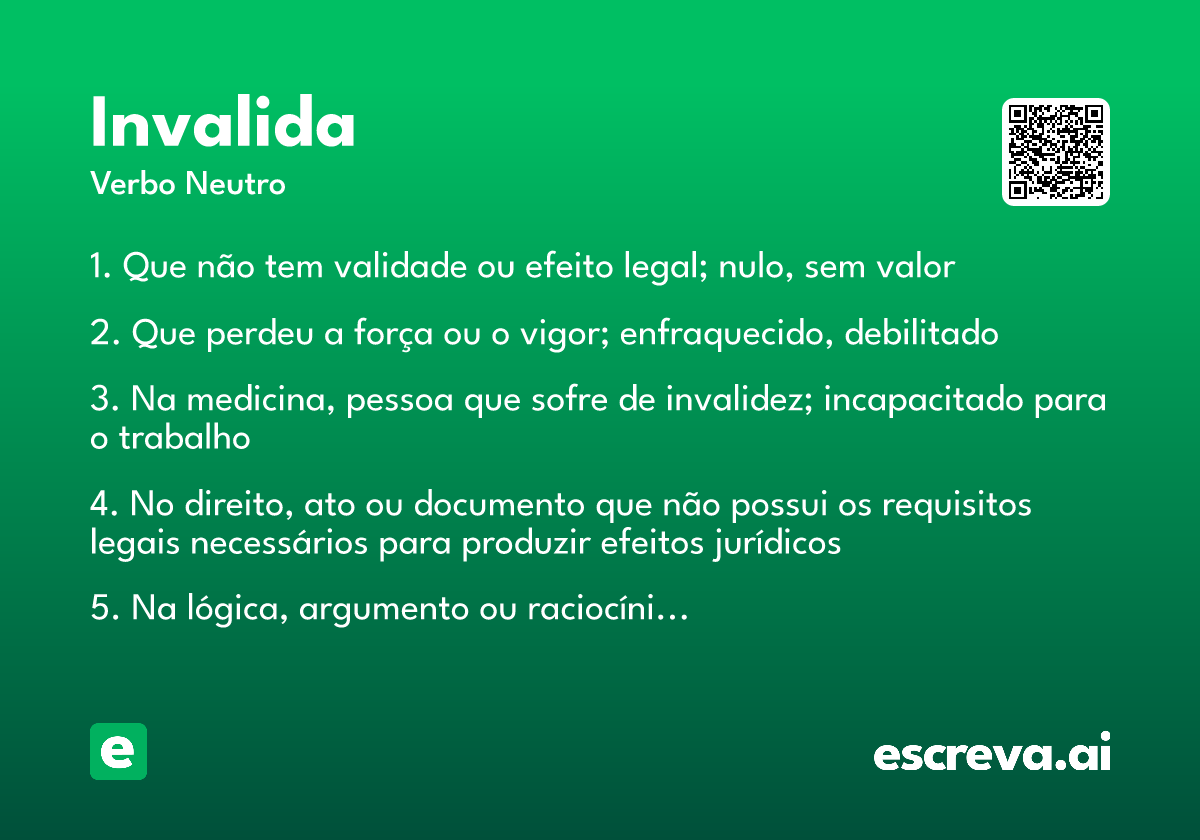 invalida