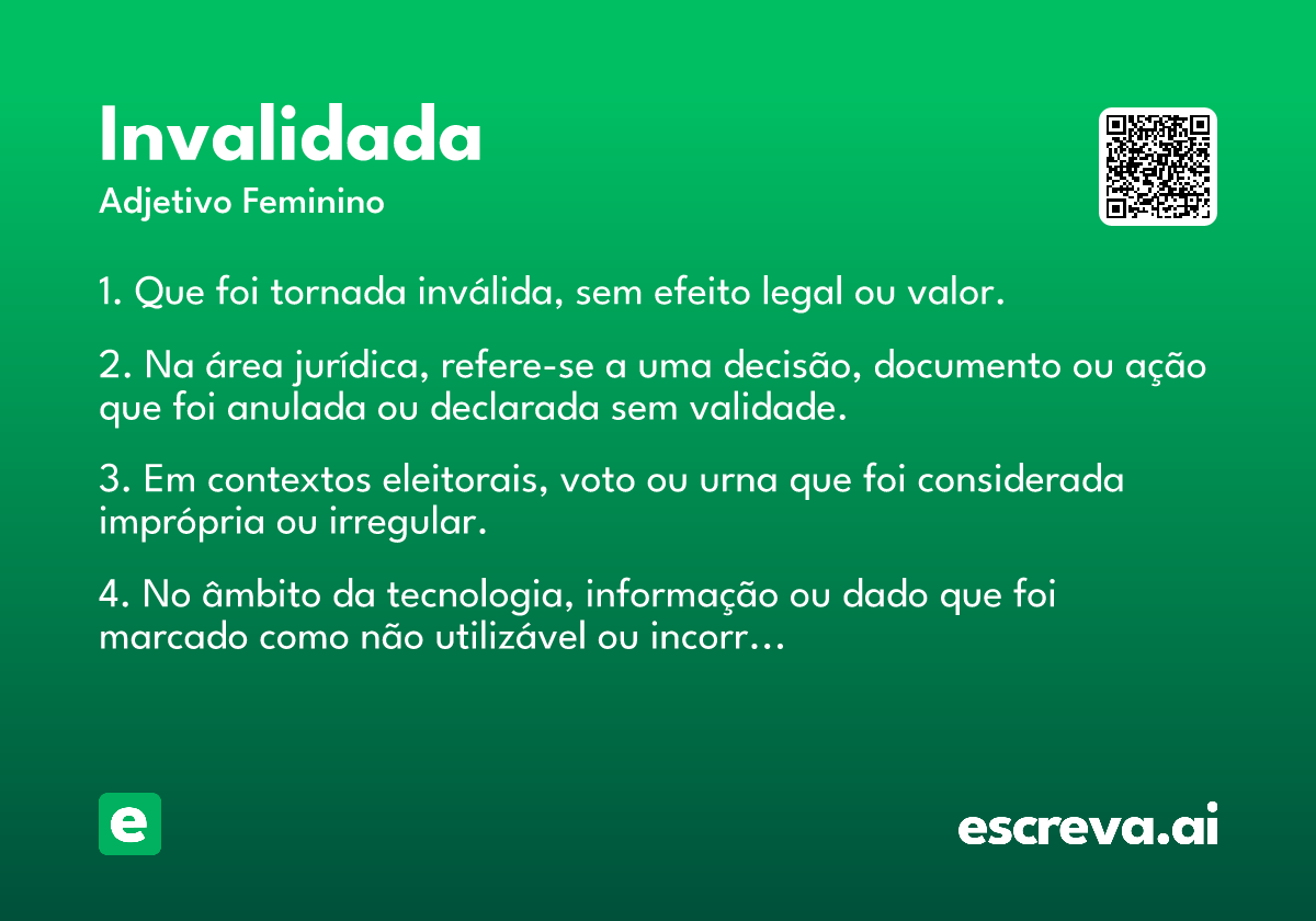 invalidada