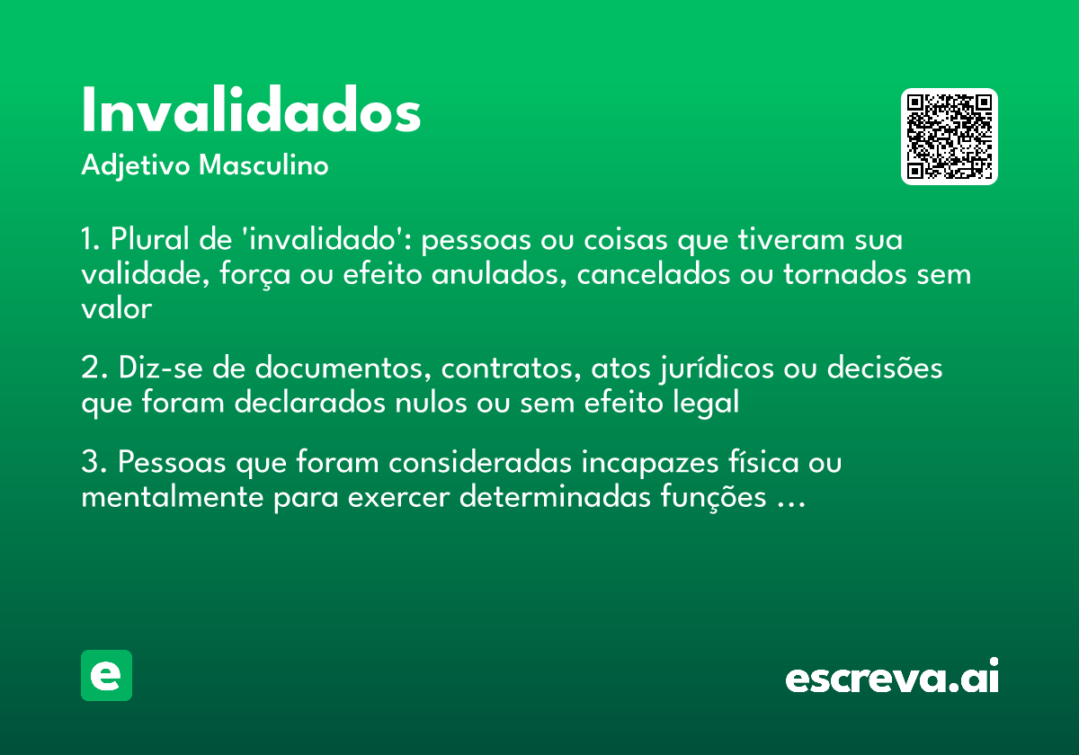 invalidados