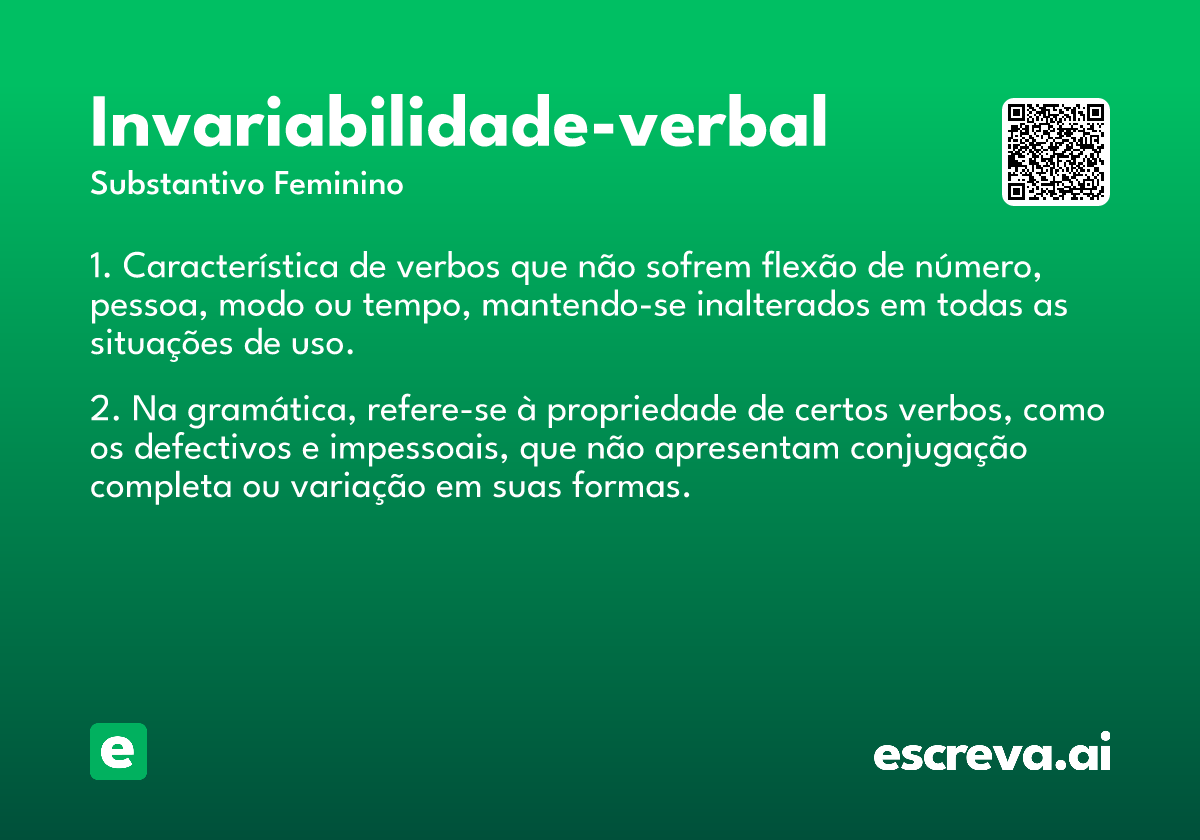 invariabilidade-verbal