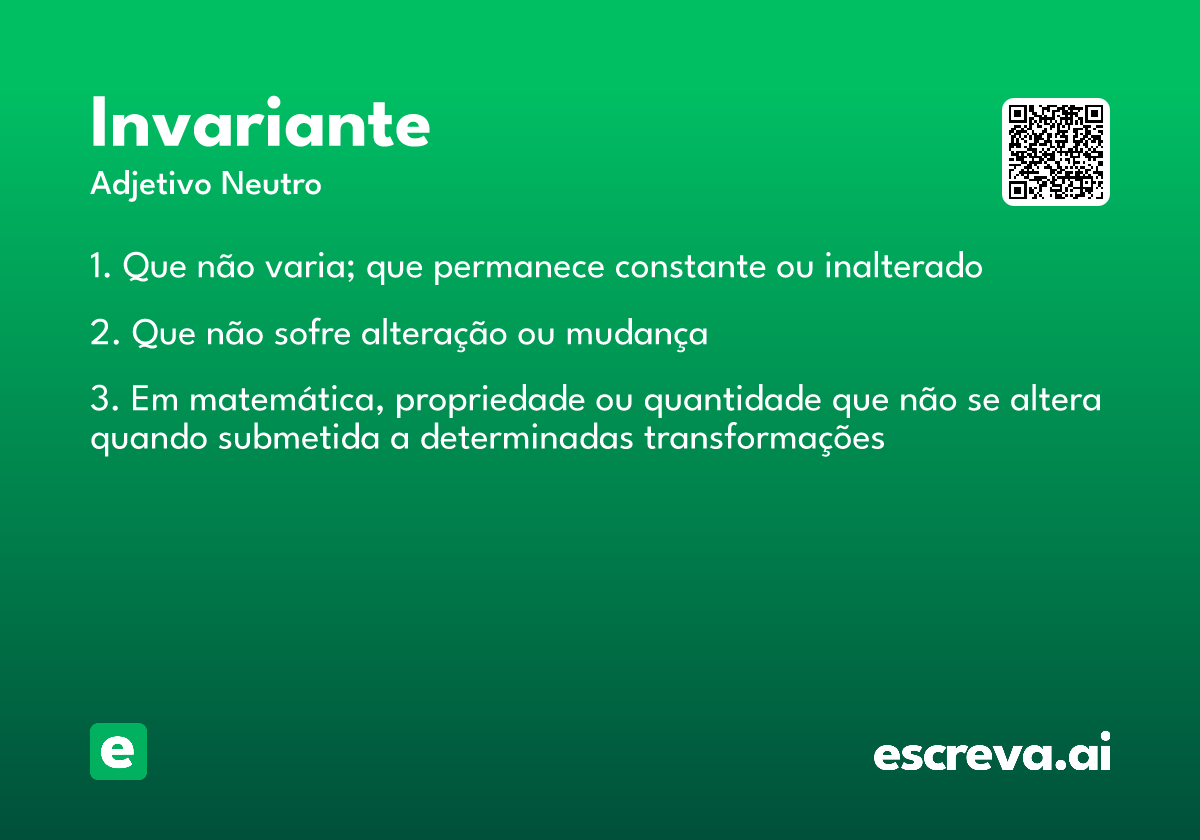 invariante
