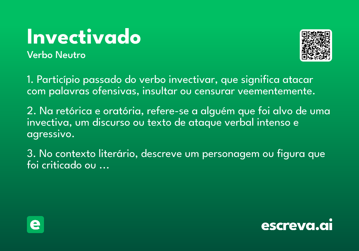 invectivado