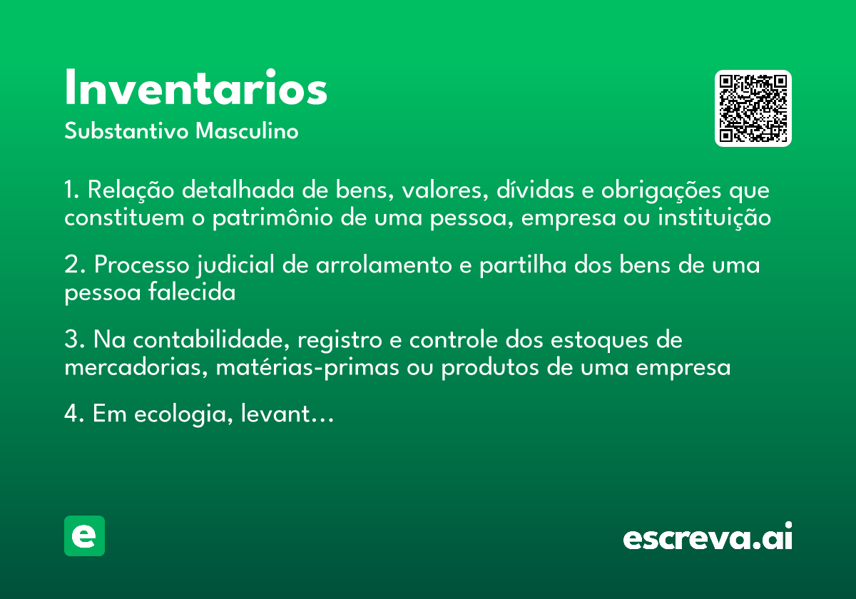 inventarios