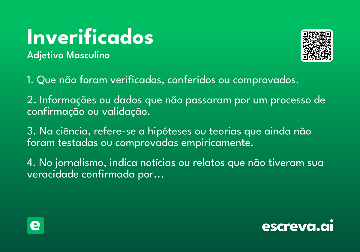 inverificados