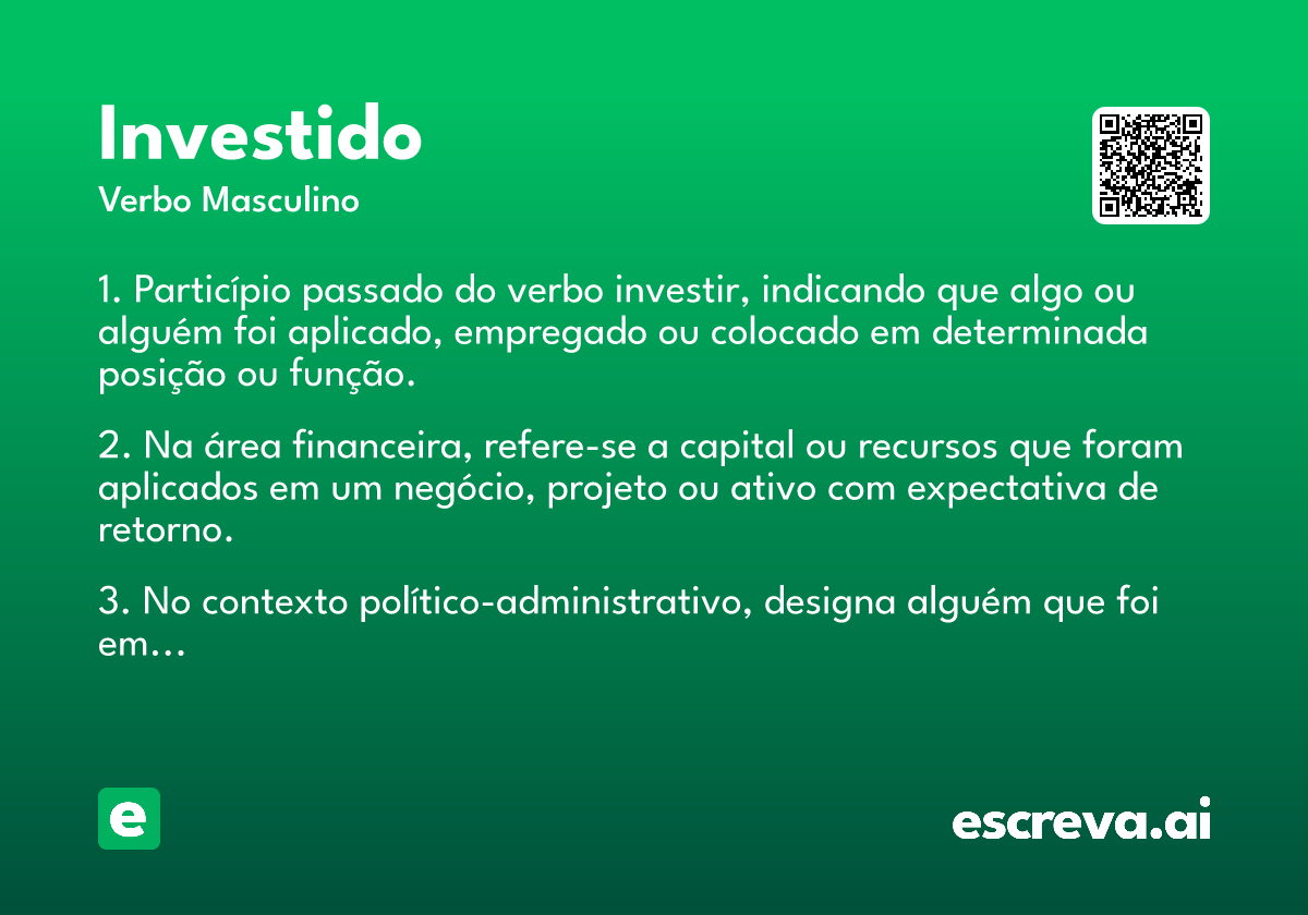investido