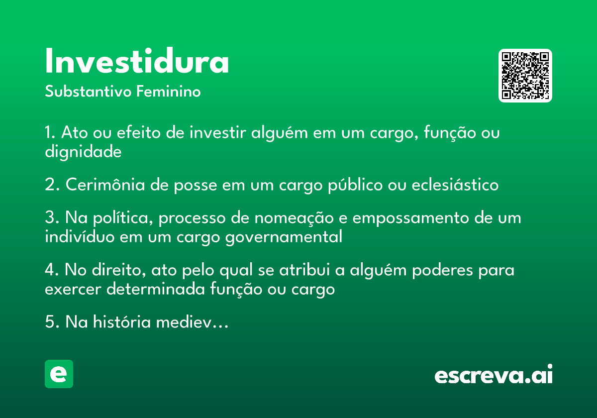 investidura