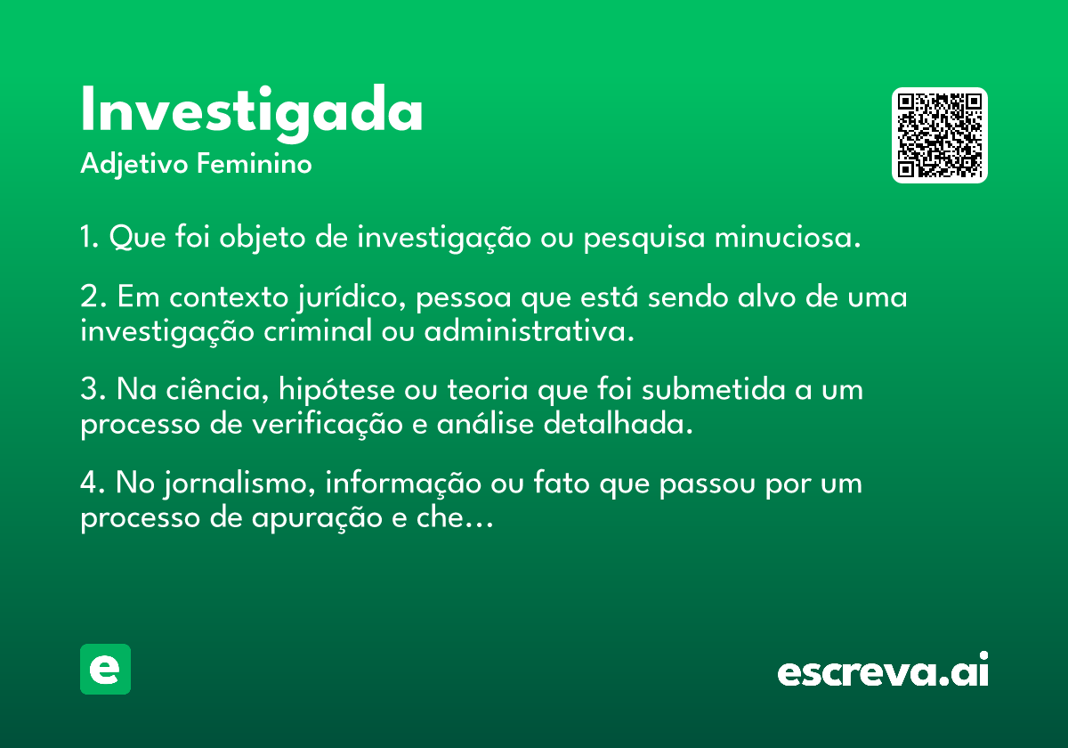 investigada