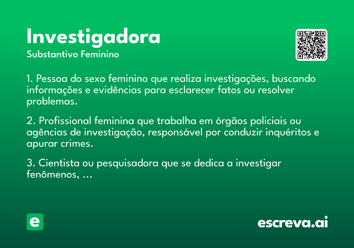 investigadora