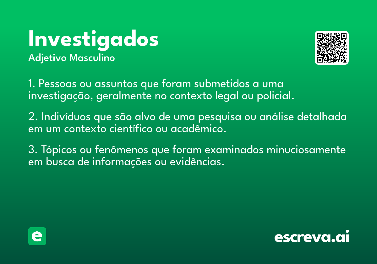 investigados