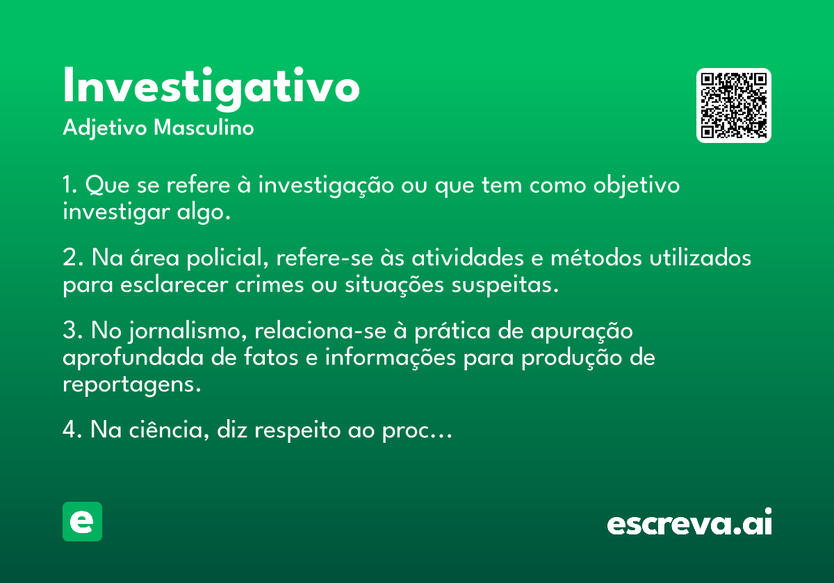 investigativo