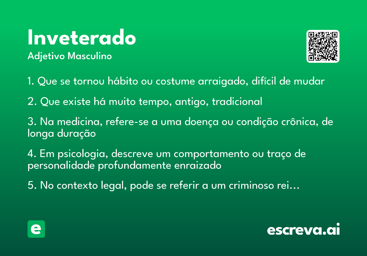 inveterado