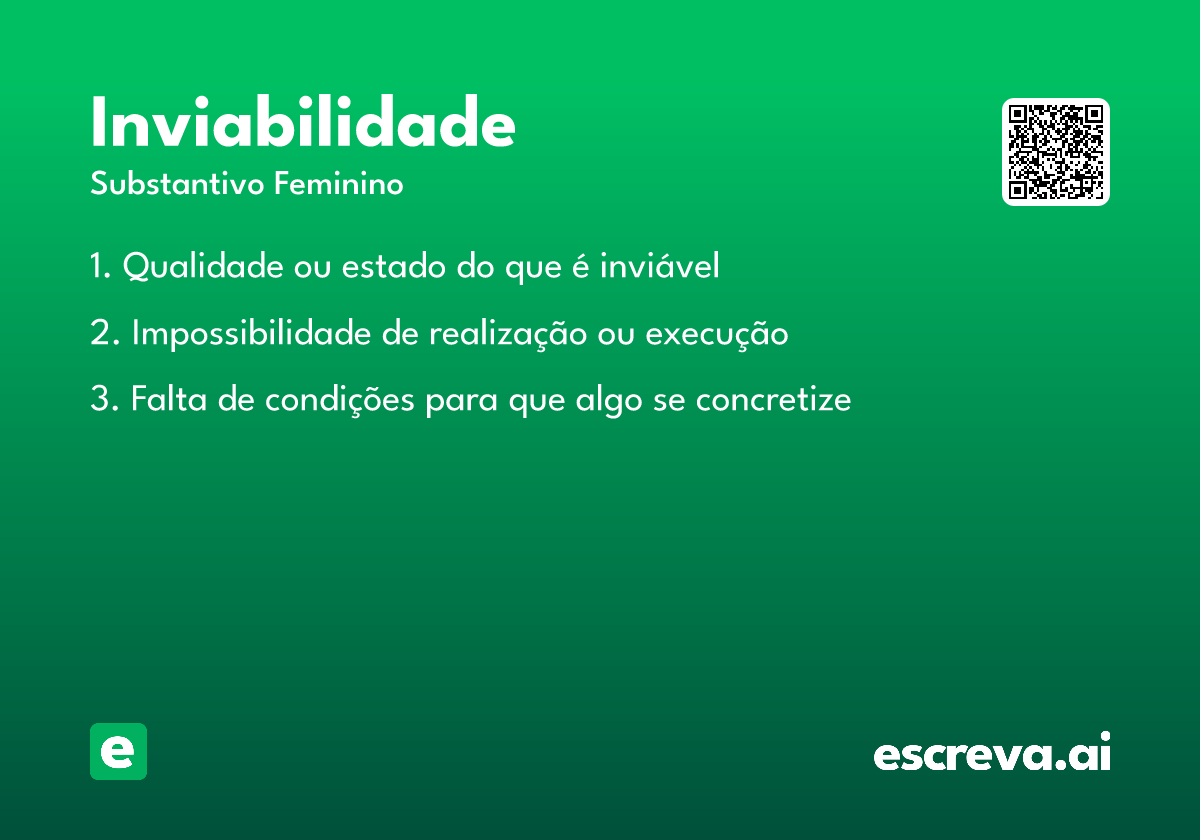 inviabilidade
