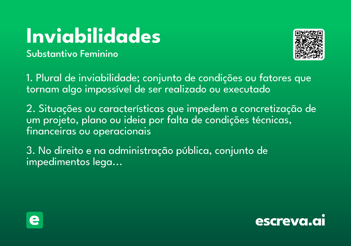 inviabilidades
