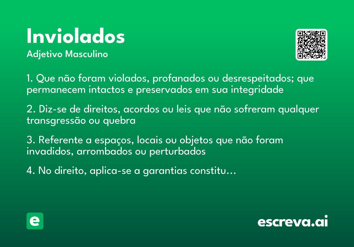 inviolados