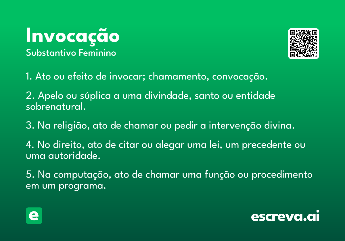 invocação