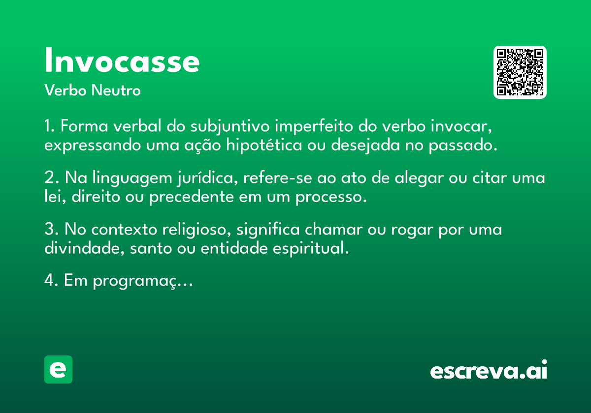 invocasse