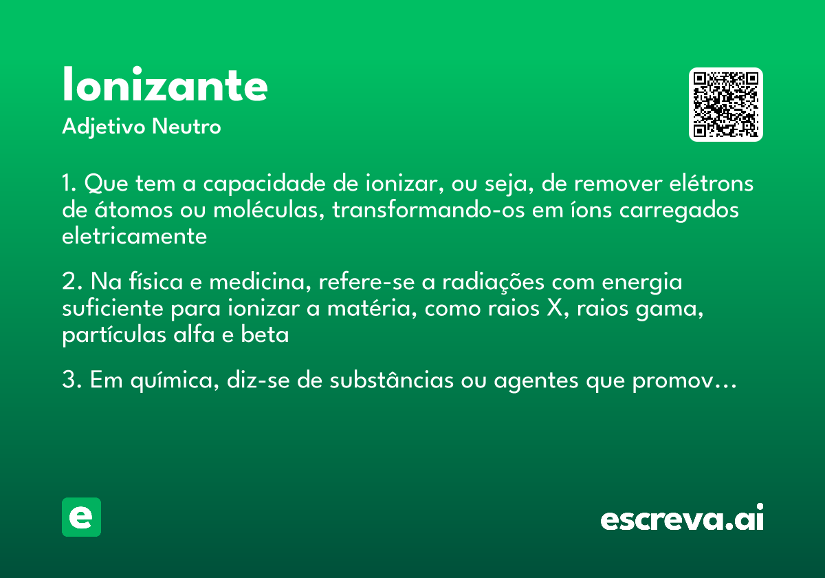 ionizante