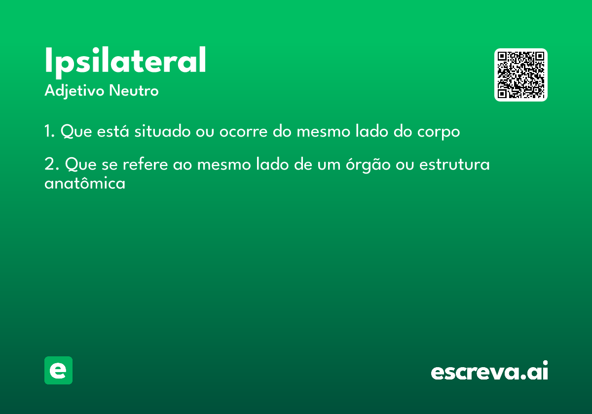 ipsilateral
