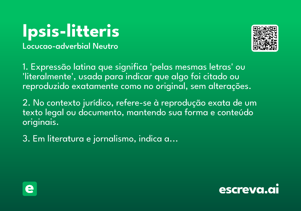 ipsis-litteris