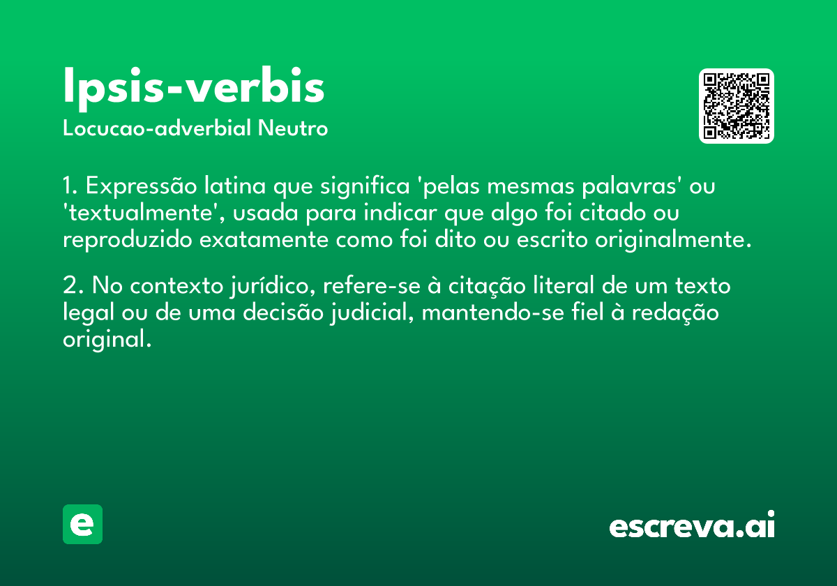 ipsis-verbis