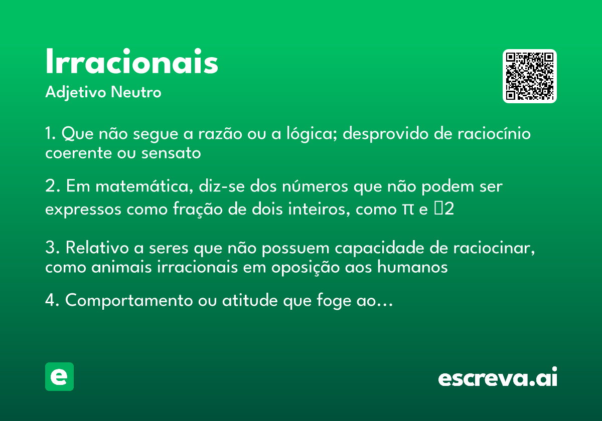 irracionais