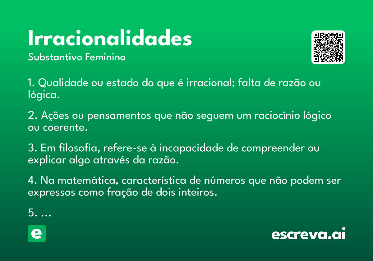 irracionalidades