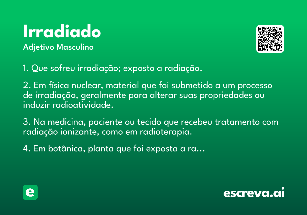 irradiado