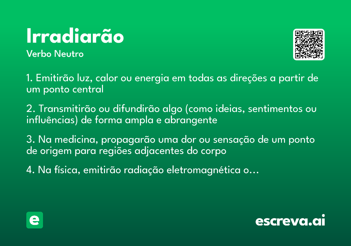irradiarão