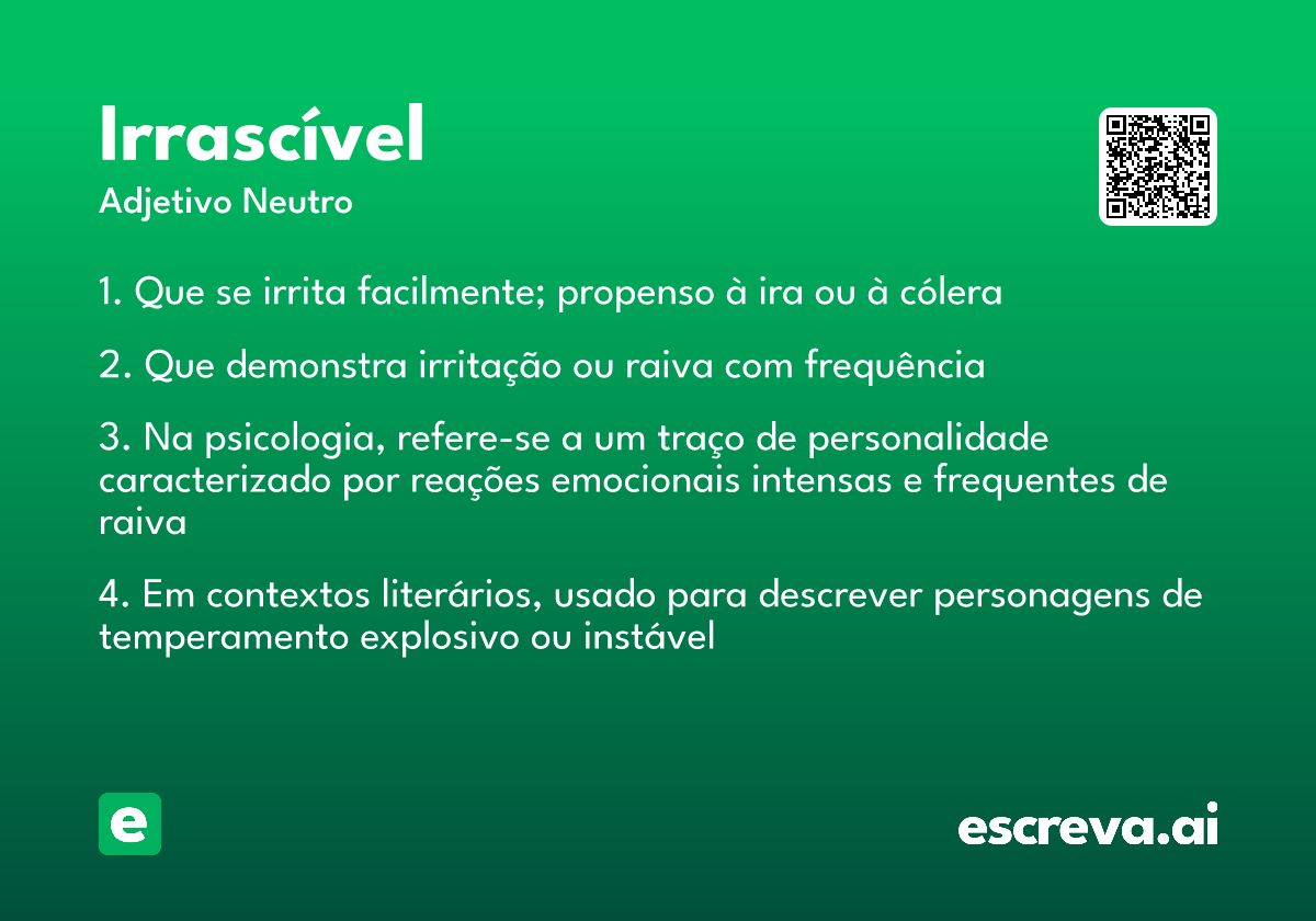irrascível