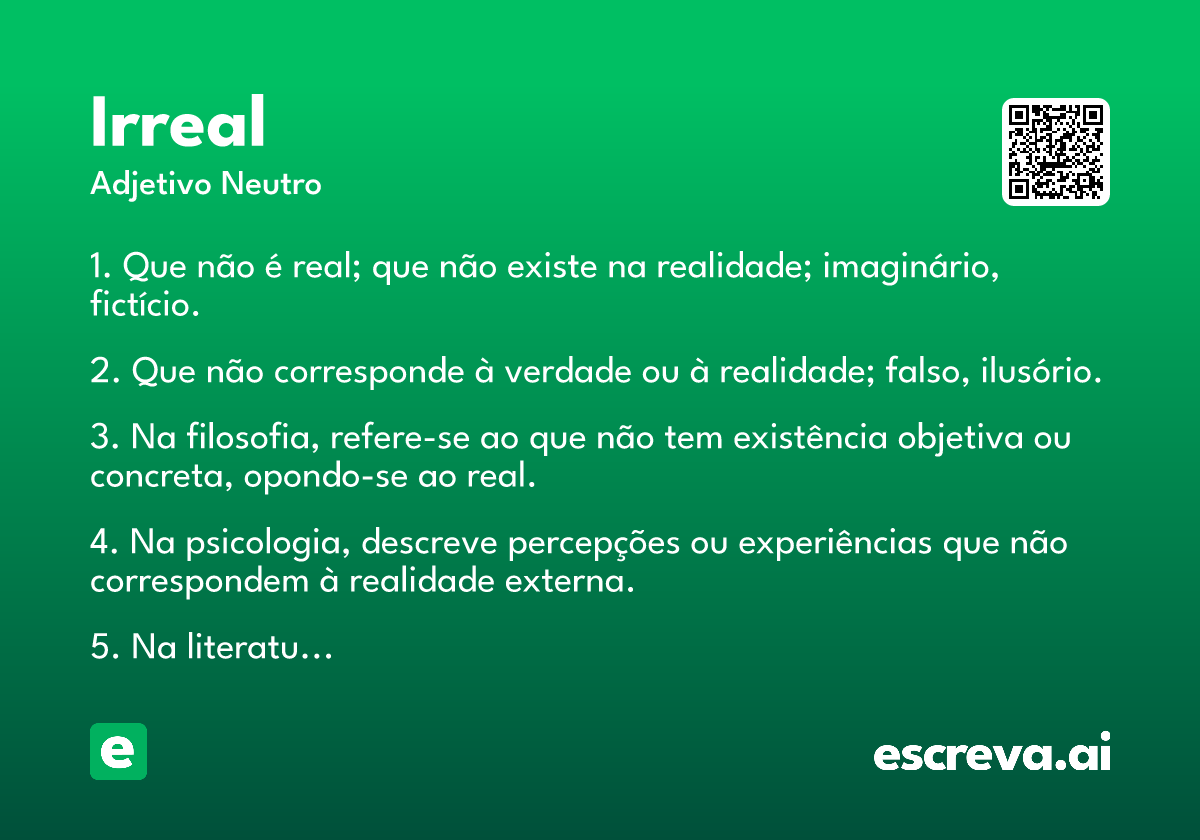 irreal