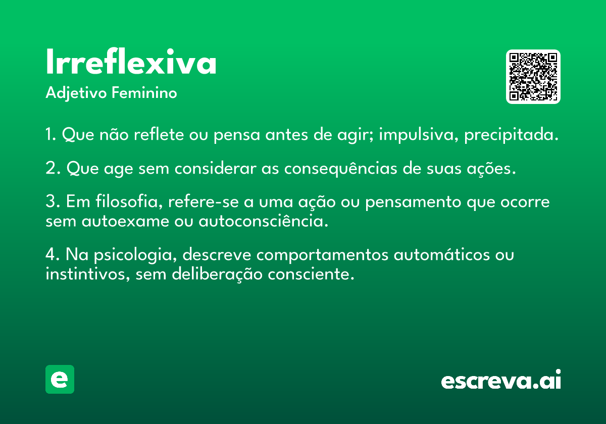 irreflexiva