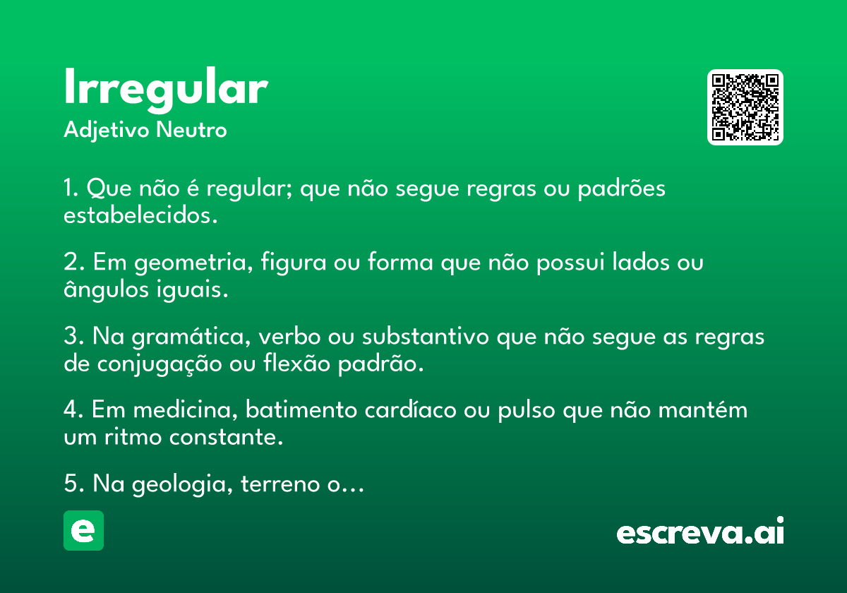 irregular