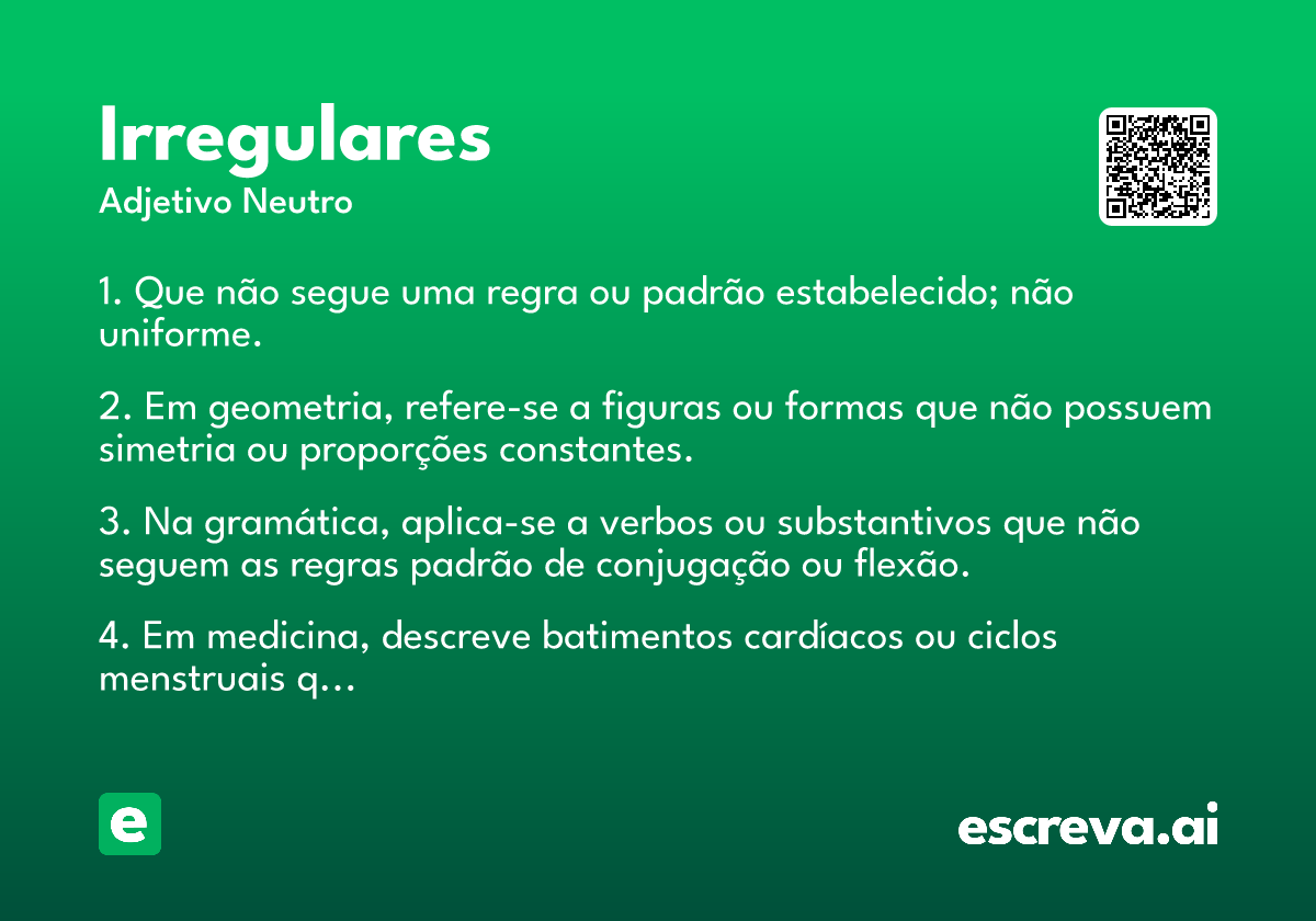 irregulares