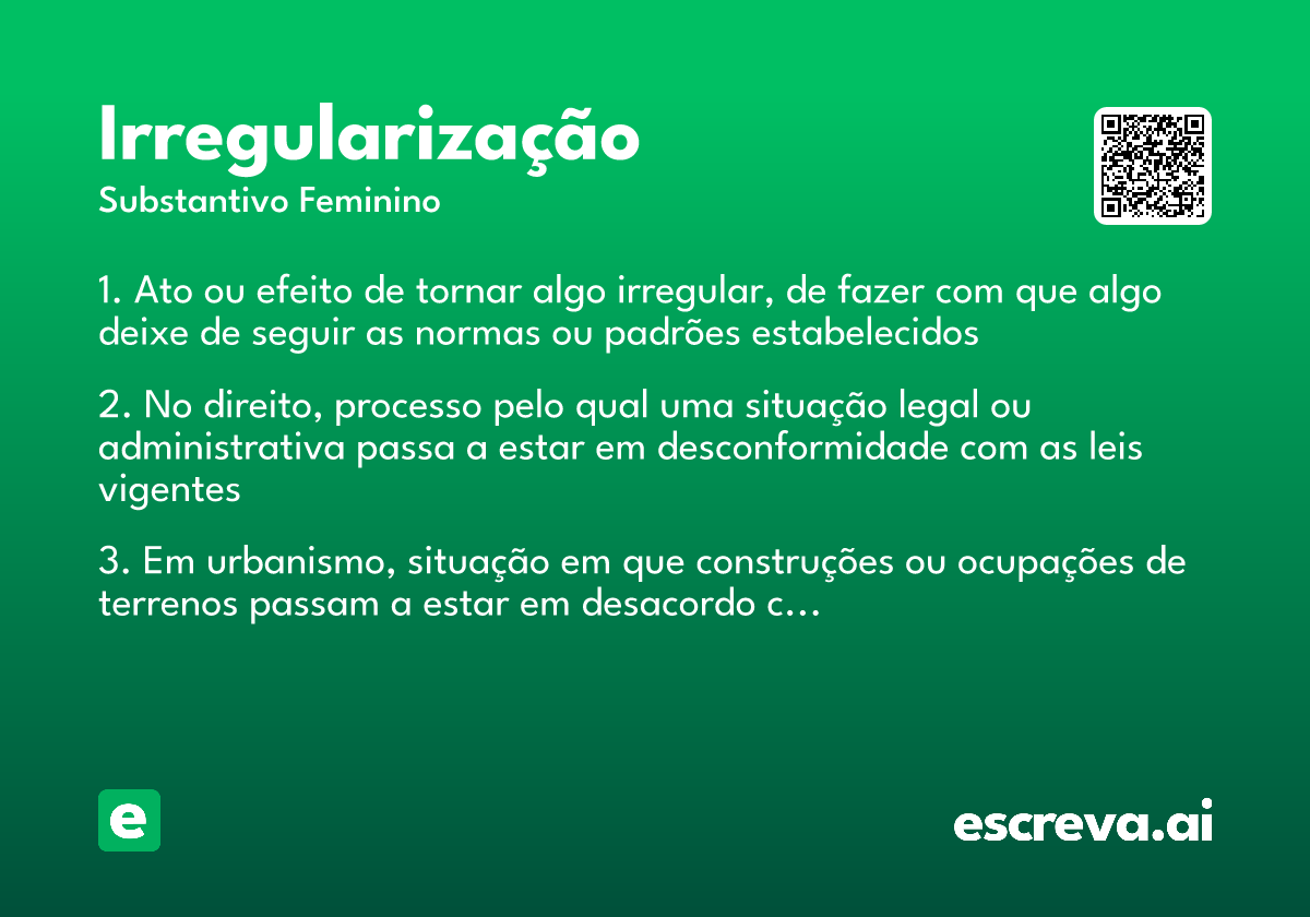 irregularização