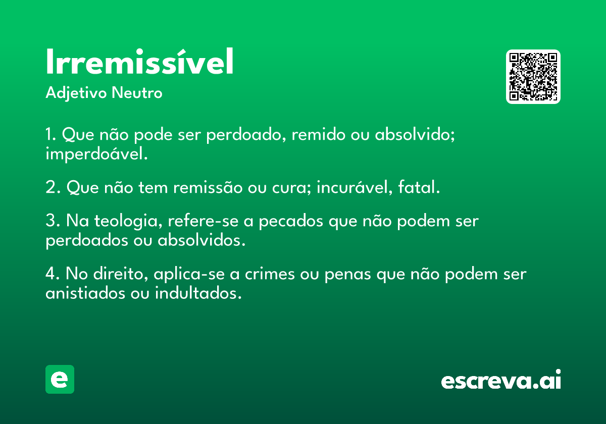 irremissível