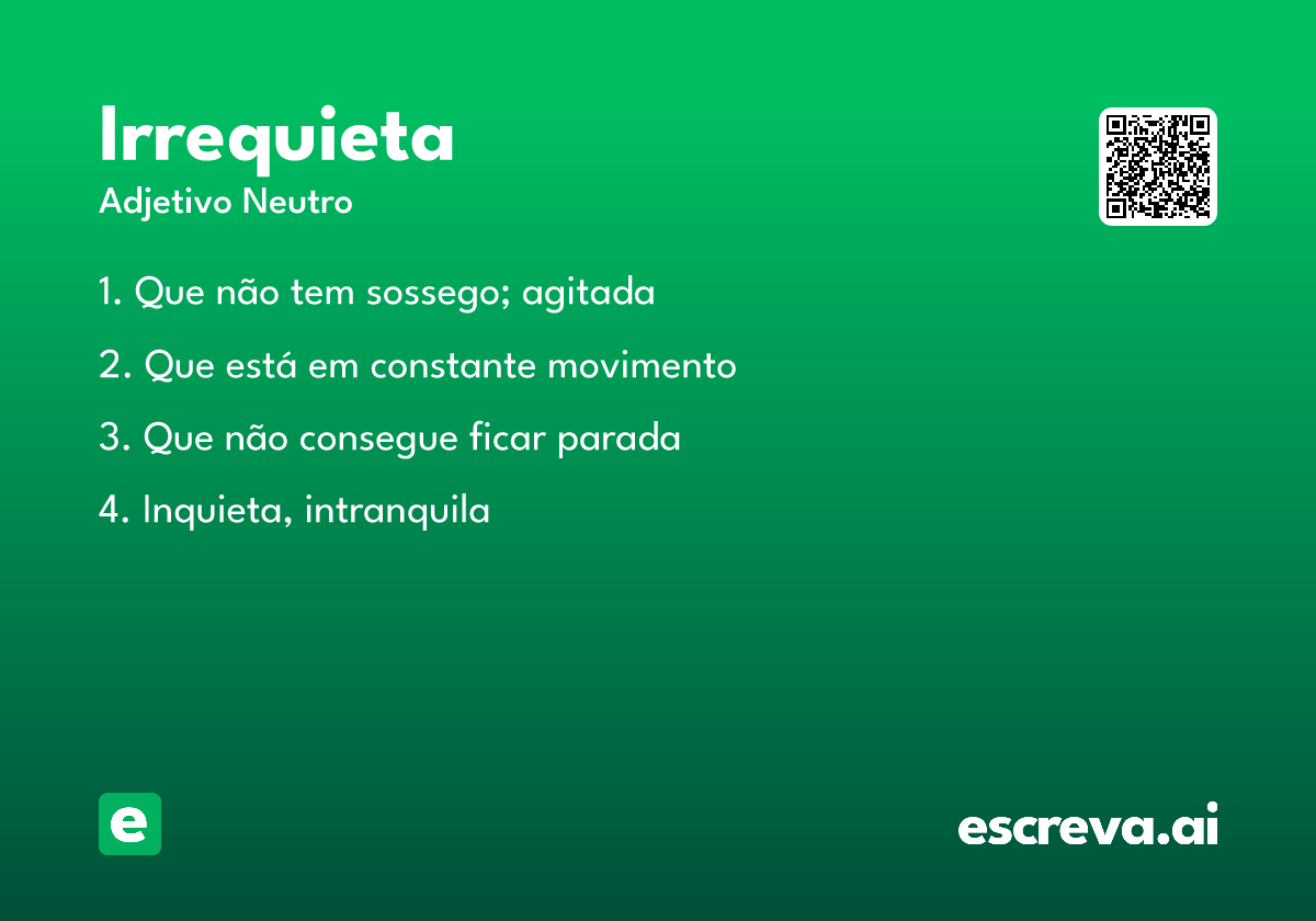 irrequieta