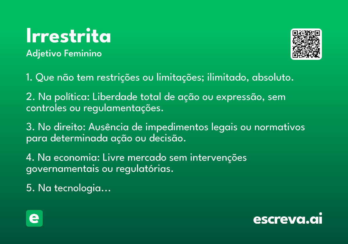 irrestrita
