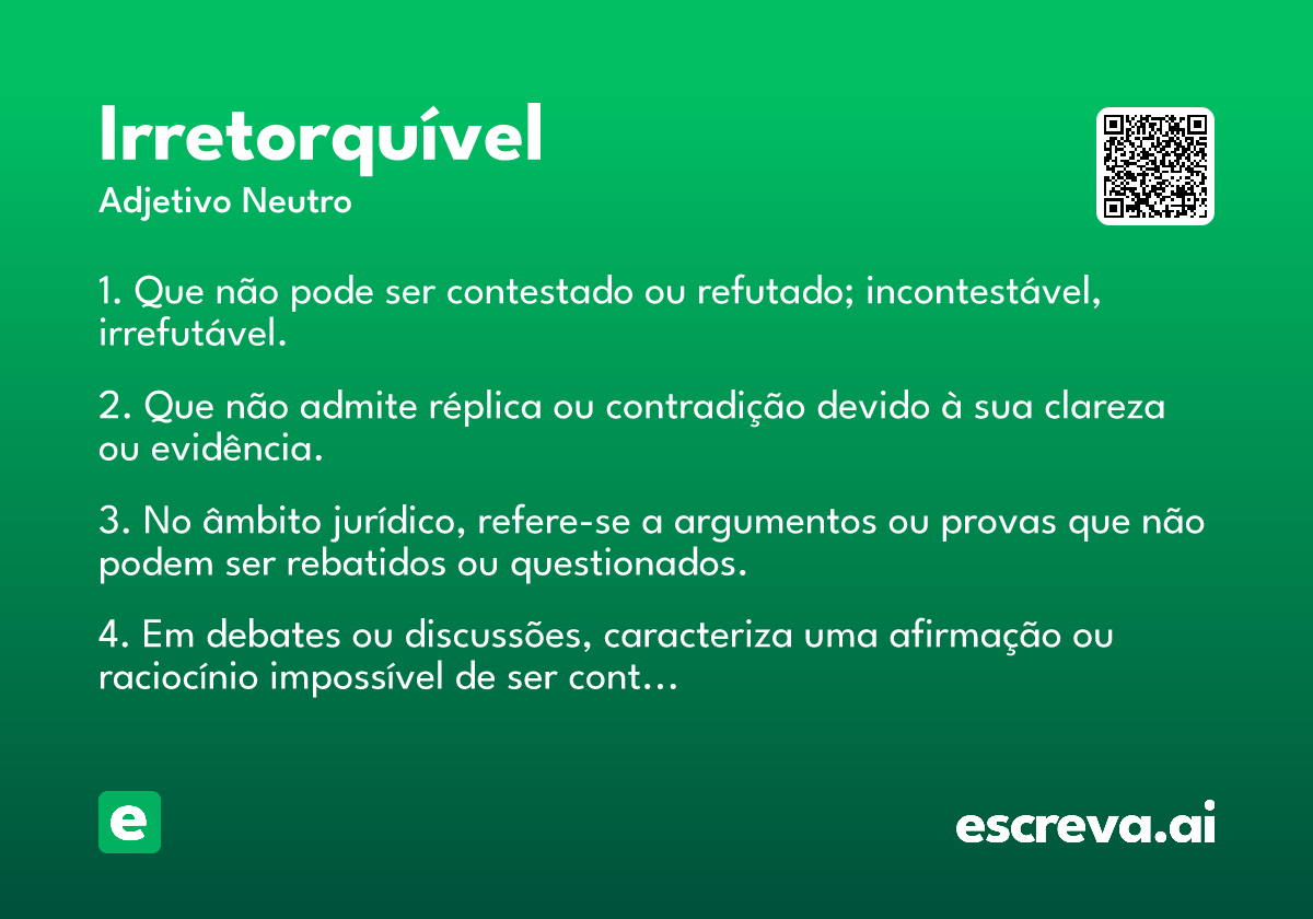 irretorquível