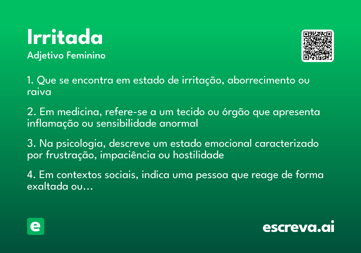irritada