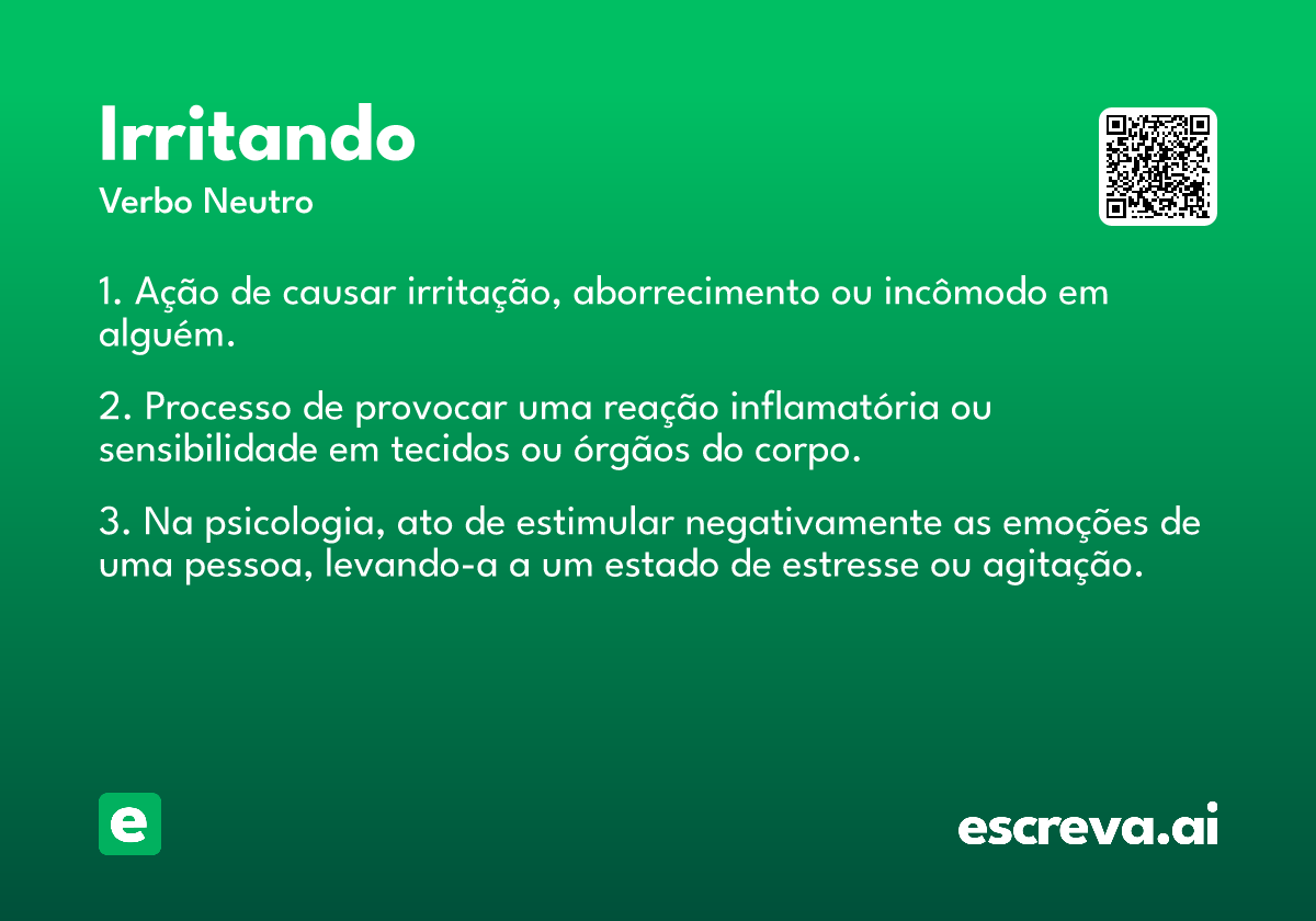 irritando