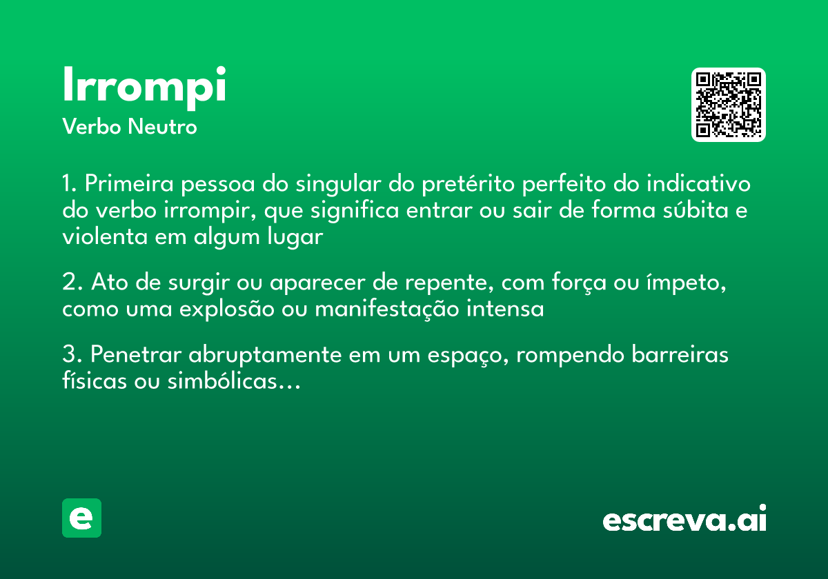 irrompi