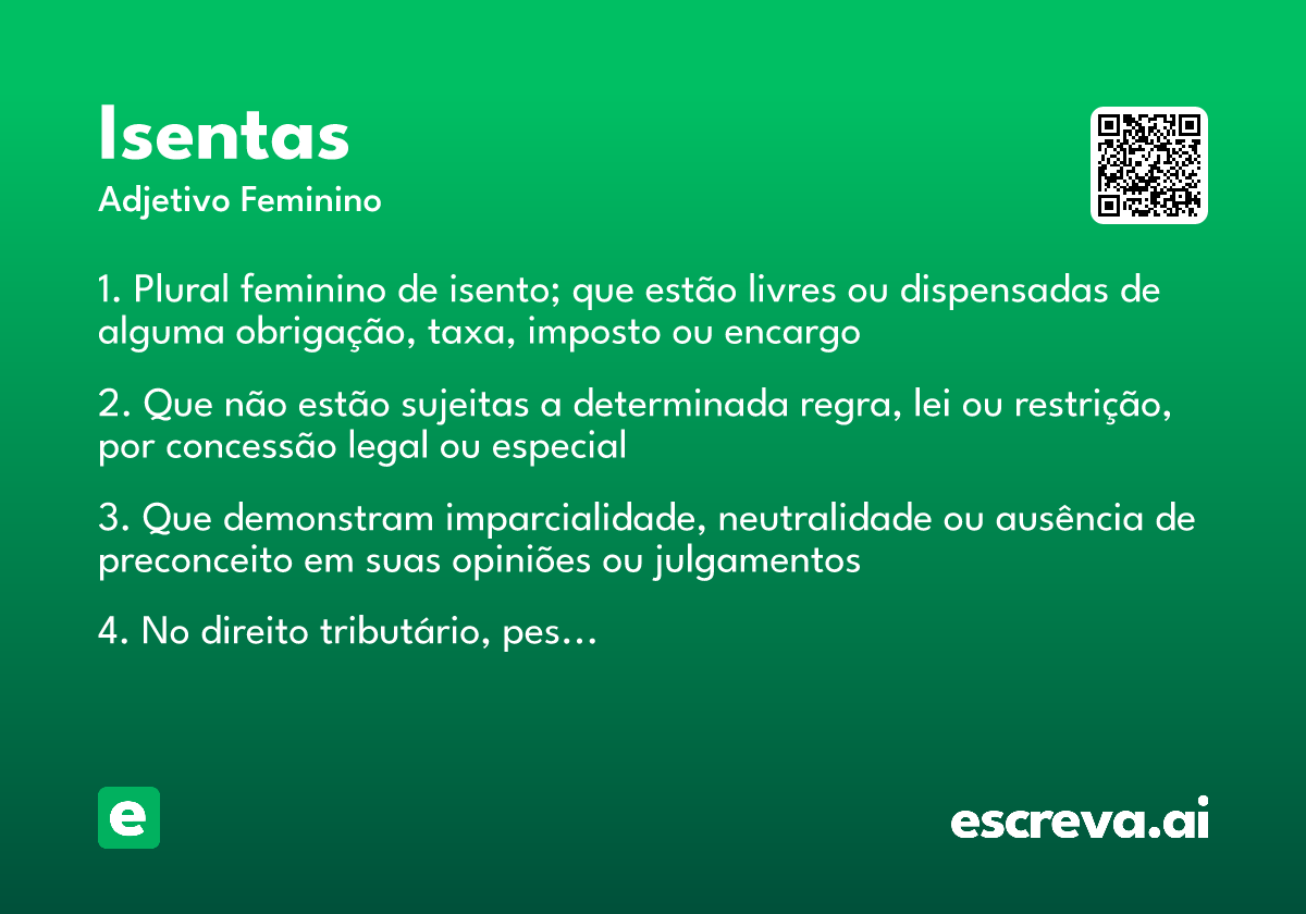 isentas