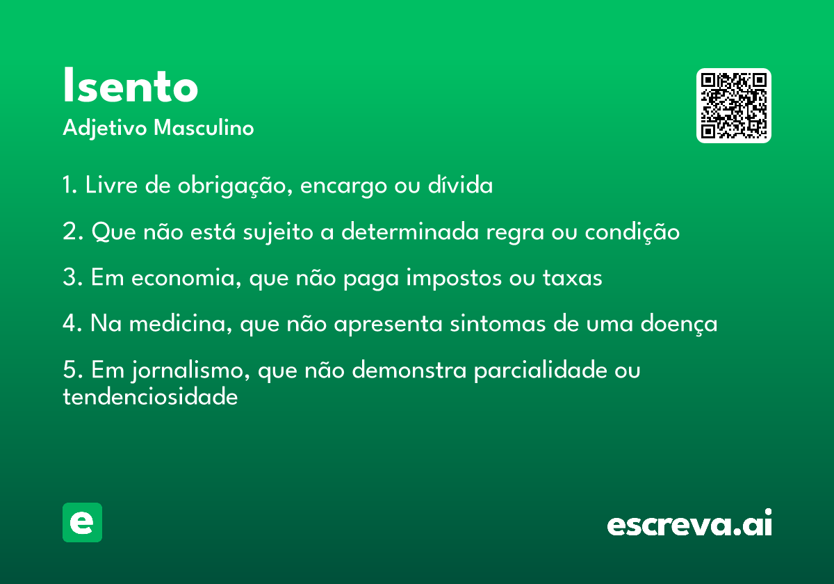 isento