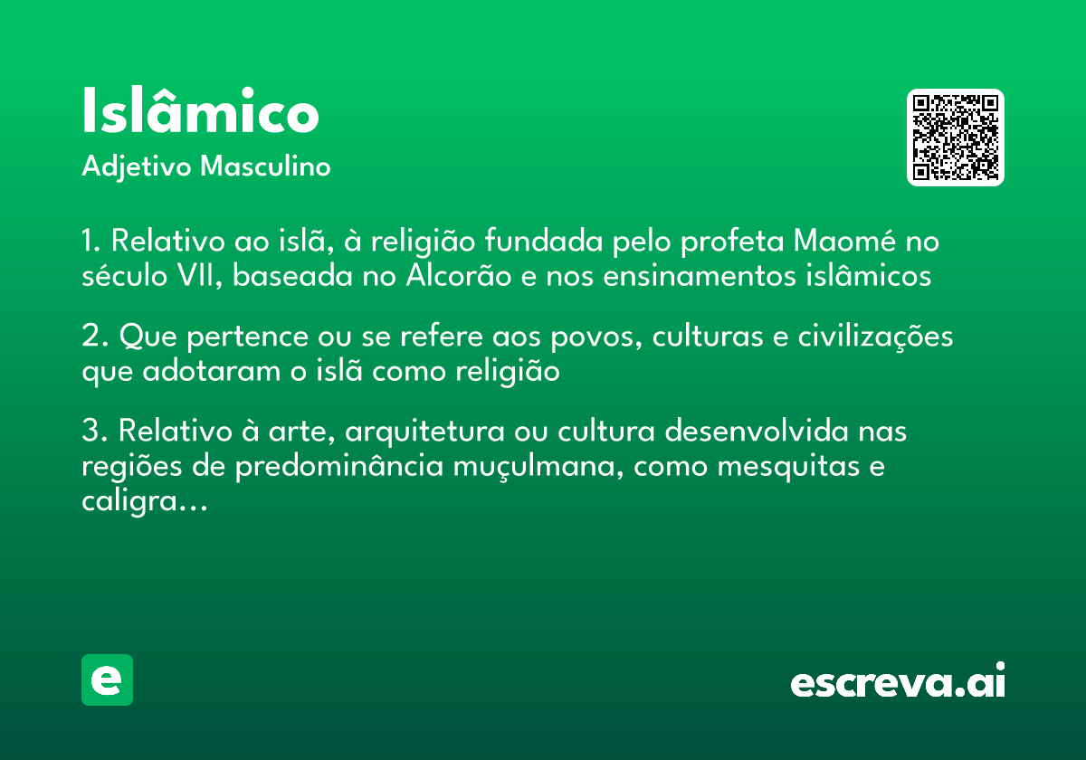 islâmico